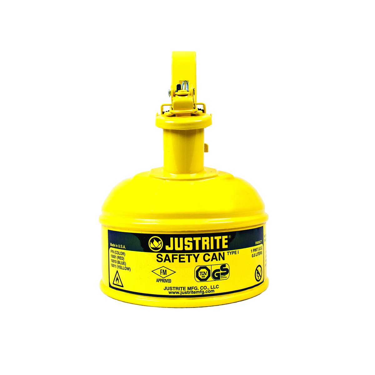 0.5L Red Steel Safety Can T1896