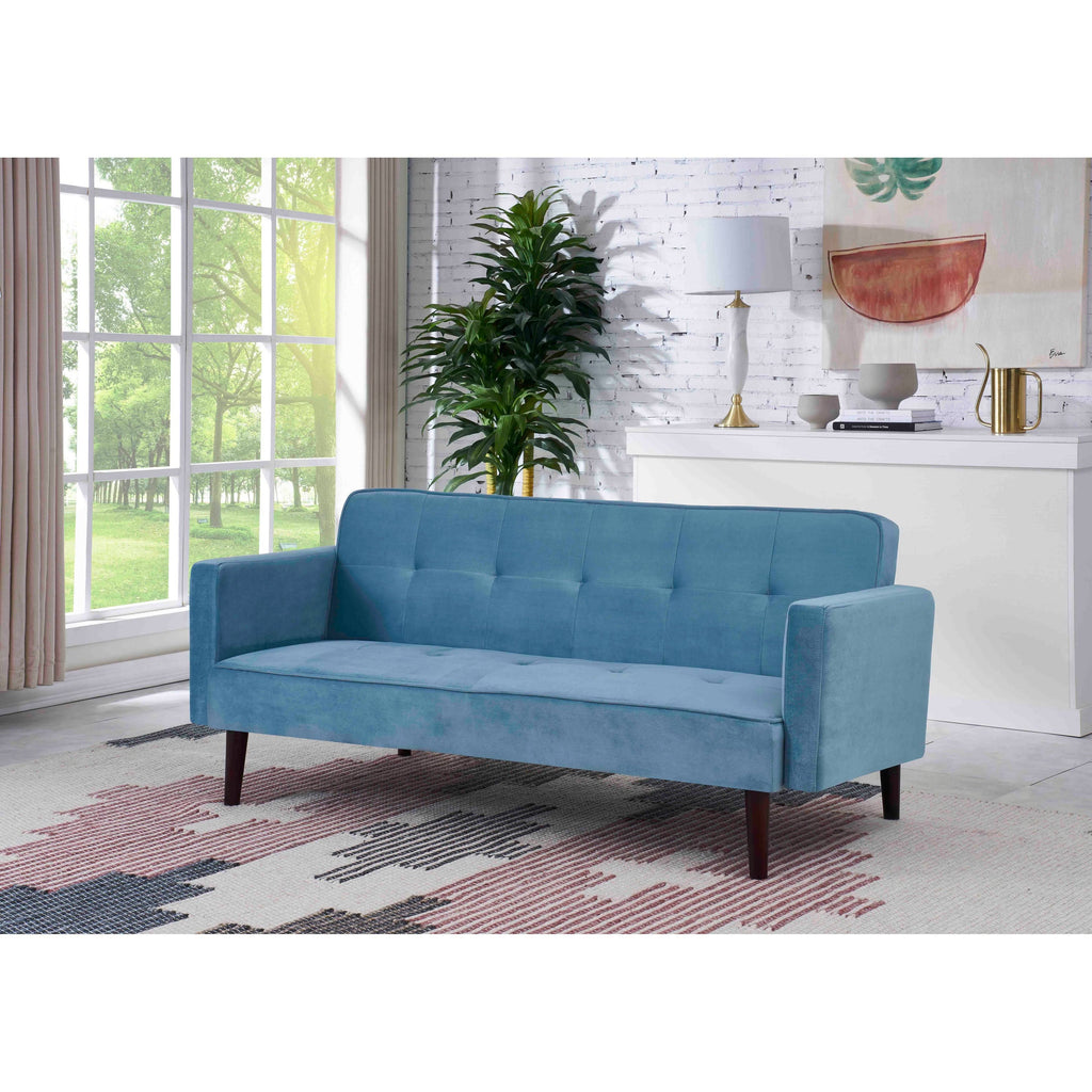 Tufted Velvet Sofa Bed Sleeper A71293