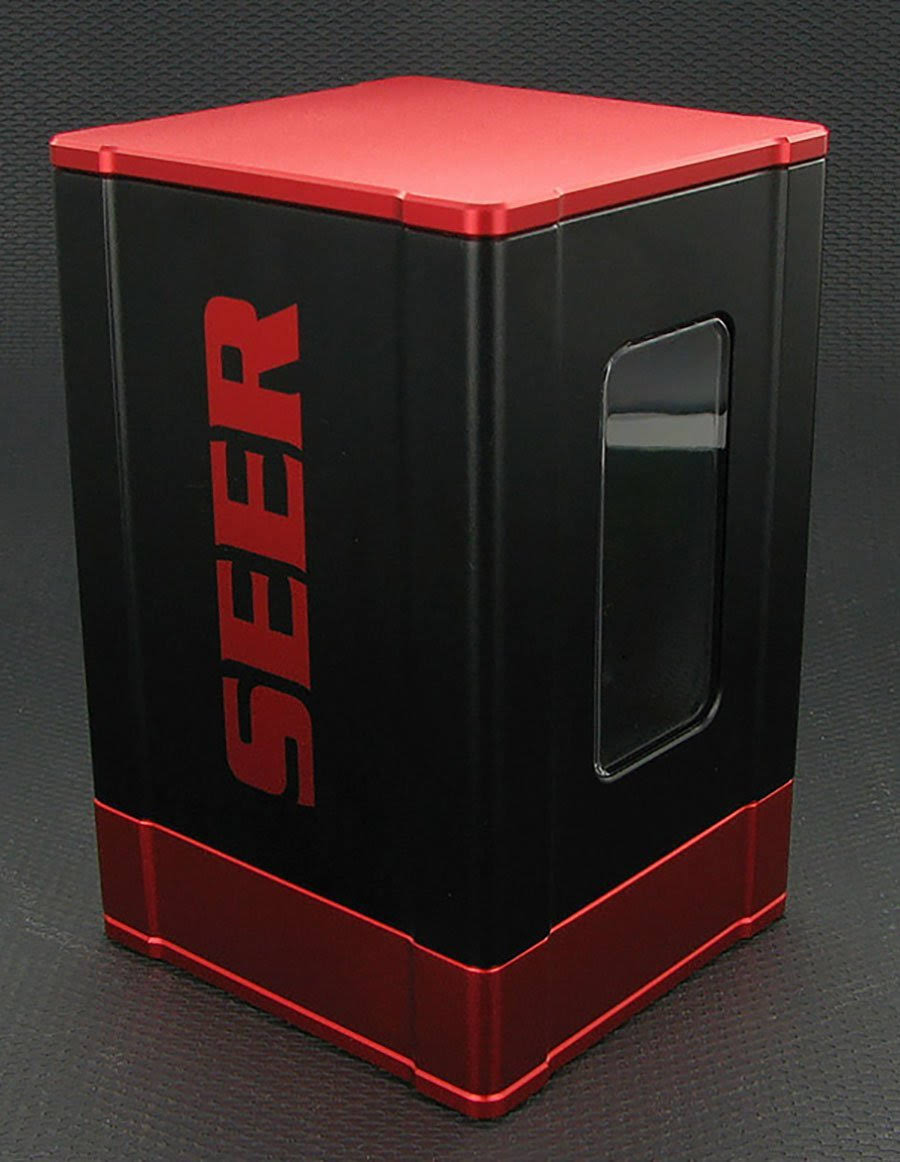 Red Satin Finish Magnetic Close Deck Box E352682