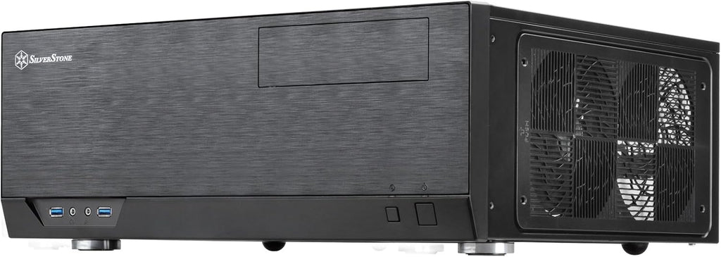 Black Aluminum HTPC Computer Case Q37173