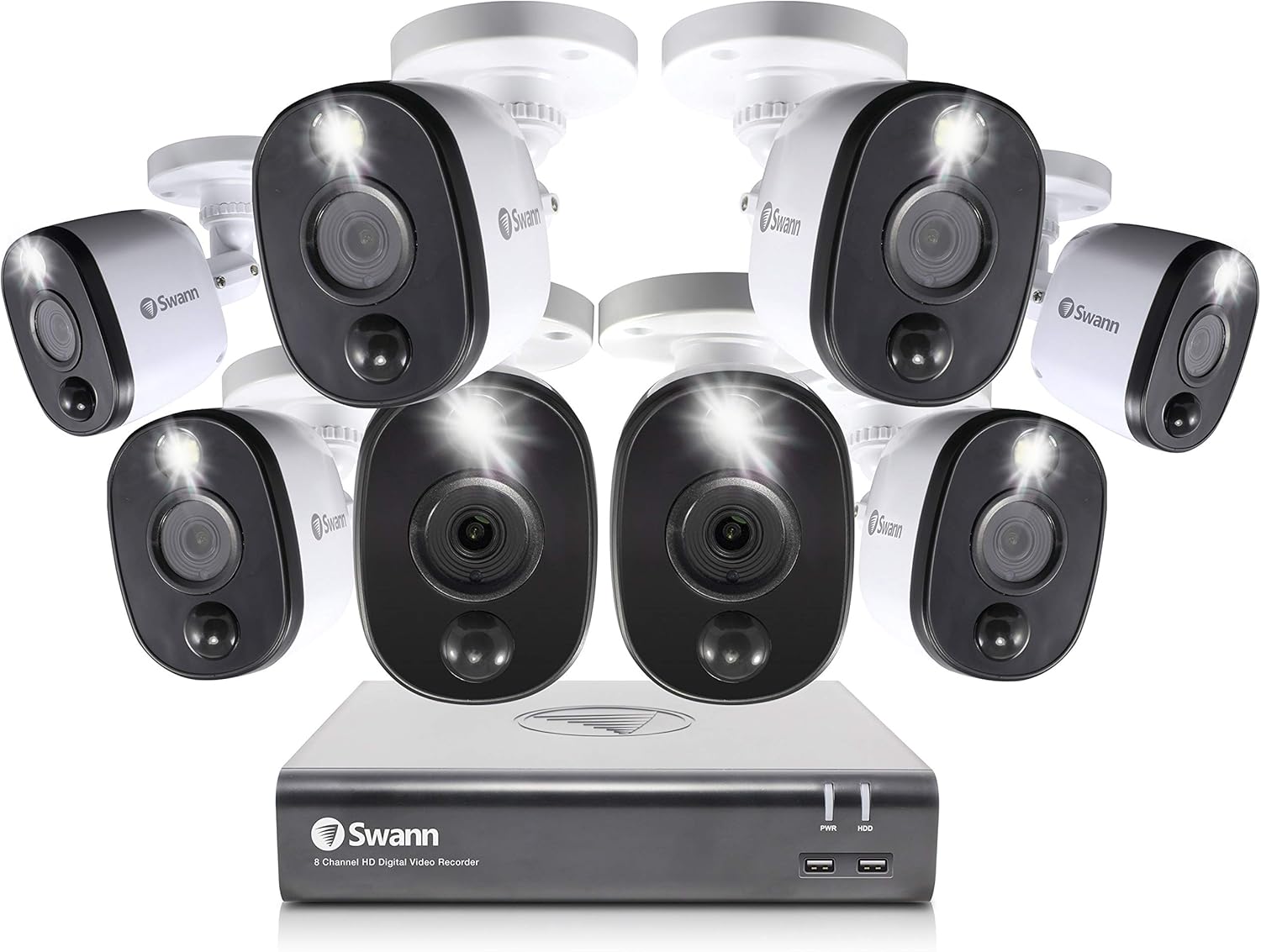 8 Channel 1080p HD DVR Security Camera System with 1TB Hard Drive X213