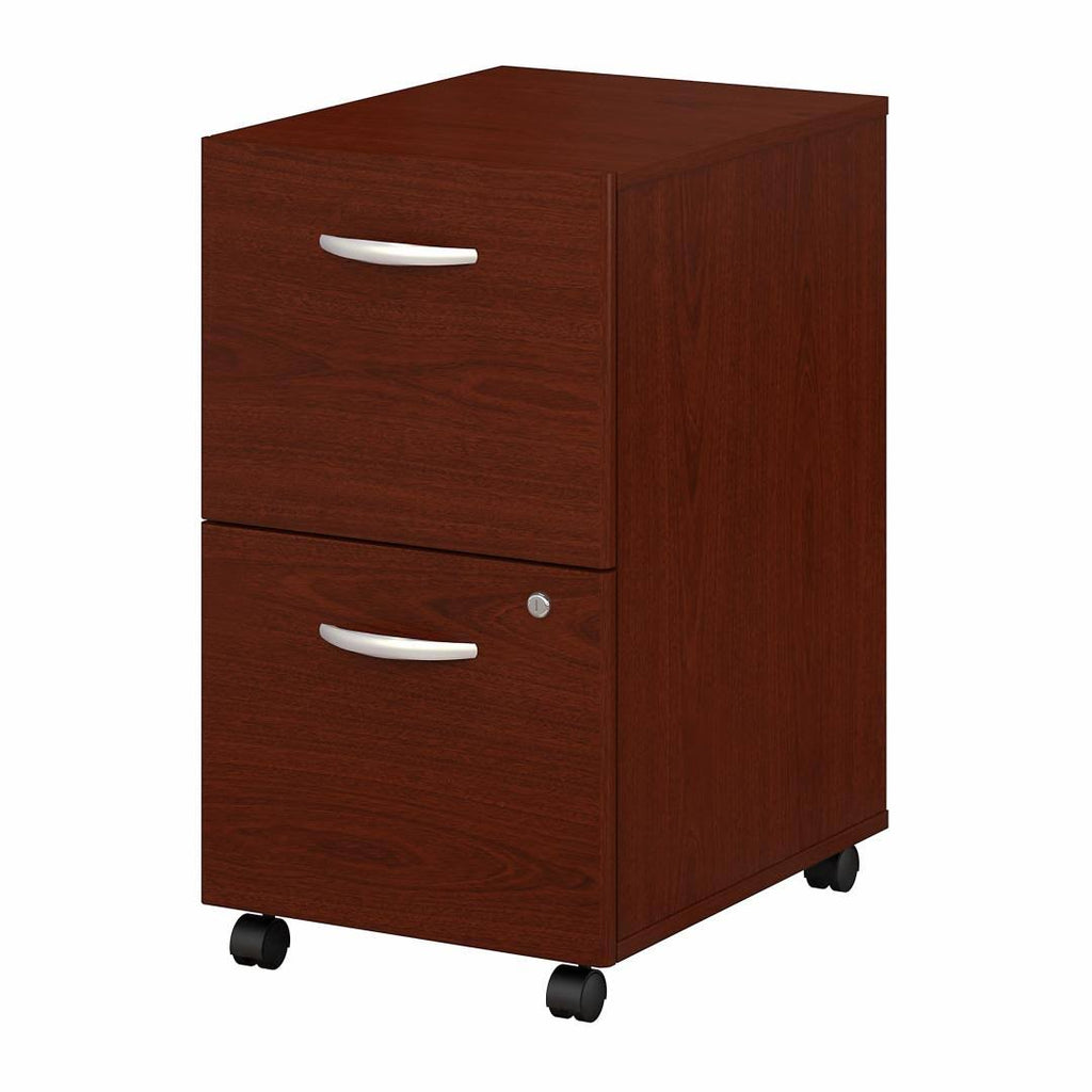 Natural Cherry 2-Drawer Mobile Filing Cabinet S43509