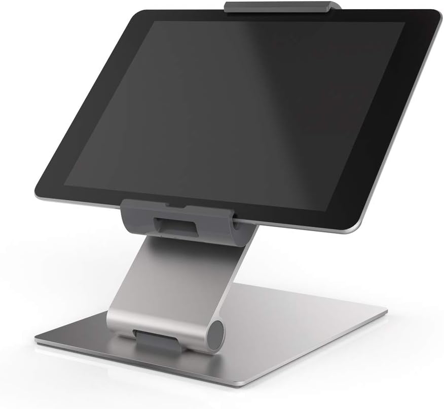 Silver/Charcoal Tablet Floor Stand 47.5 Inches Tall S36030