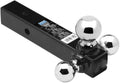 Black Powder Coat Trailer Hitch Ball Mount I99354