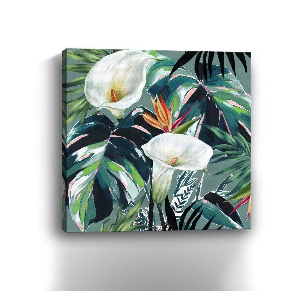 White Lily Paradise Canvas Giclee S2998