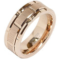 Rose Gold Tungsten Ring G9810