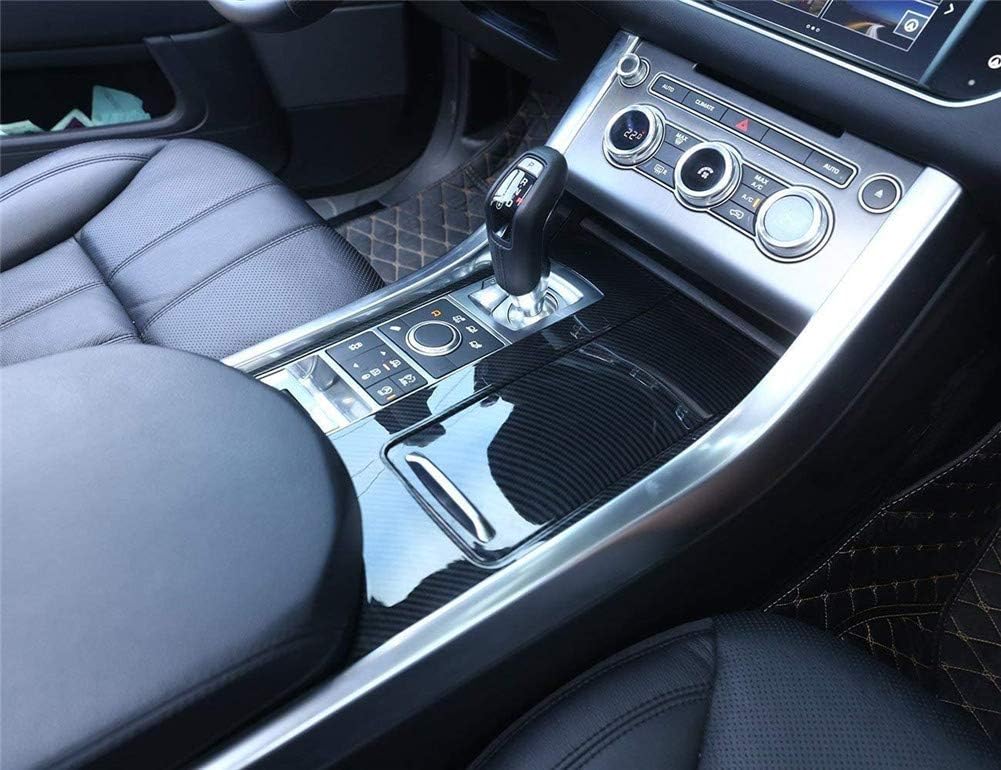 Carbon Fiber Style ABS Plastic Center Console Panel Cover Trim E2141