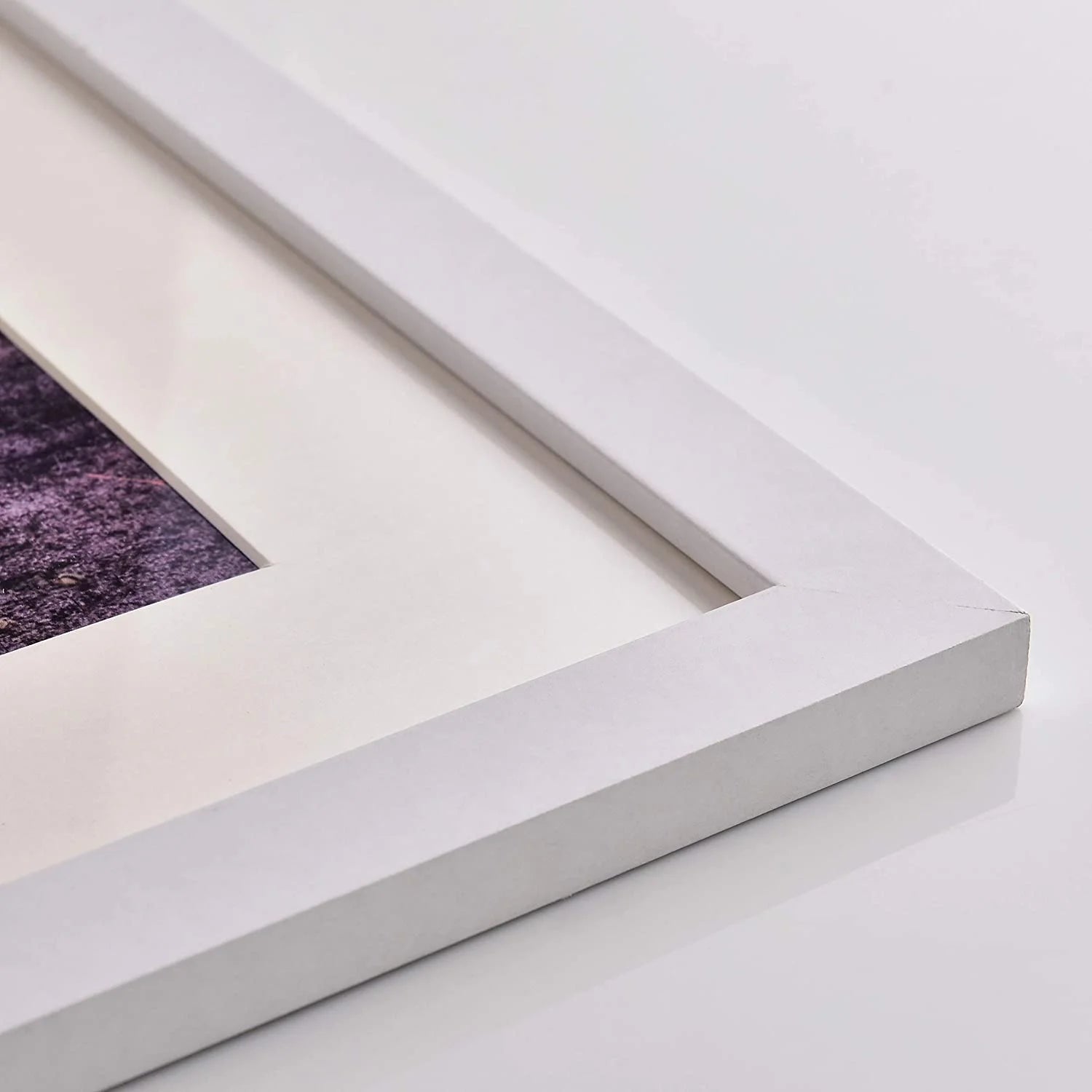 White 16x20 inches Wall Poster Frame Matted to 11x14 inches with Polystyrene Glass – 2 Pack M484889