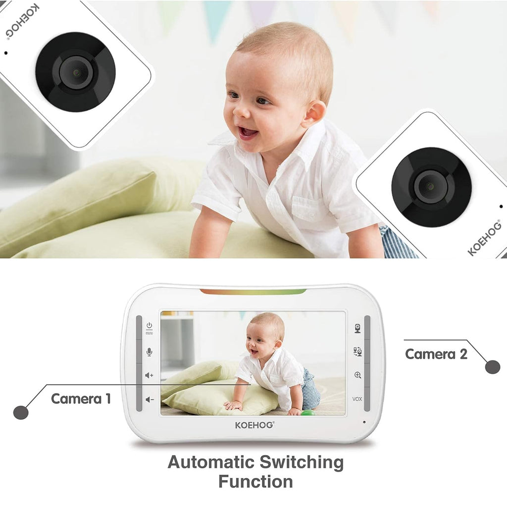 Video Baby Monitor with 4.3 High Resolution Screen A456549