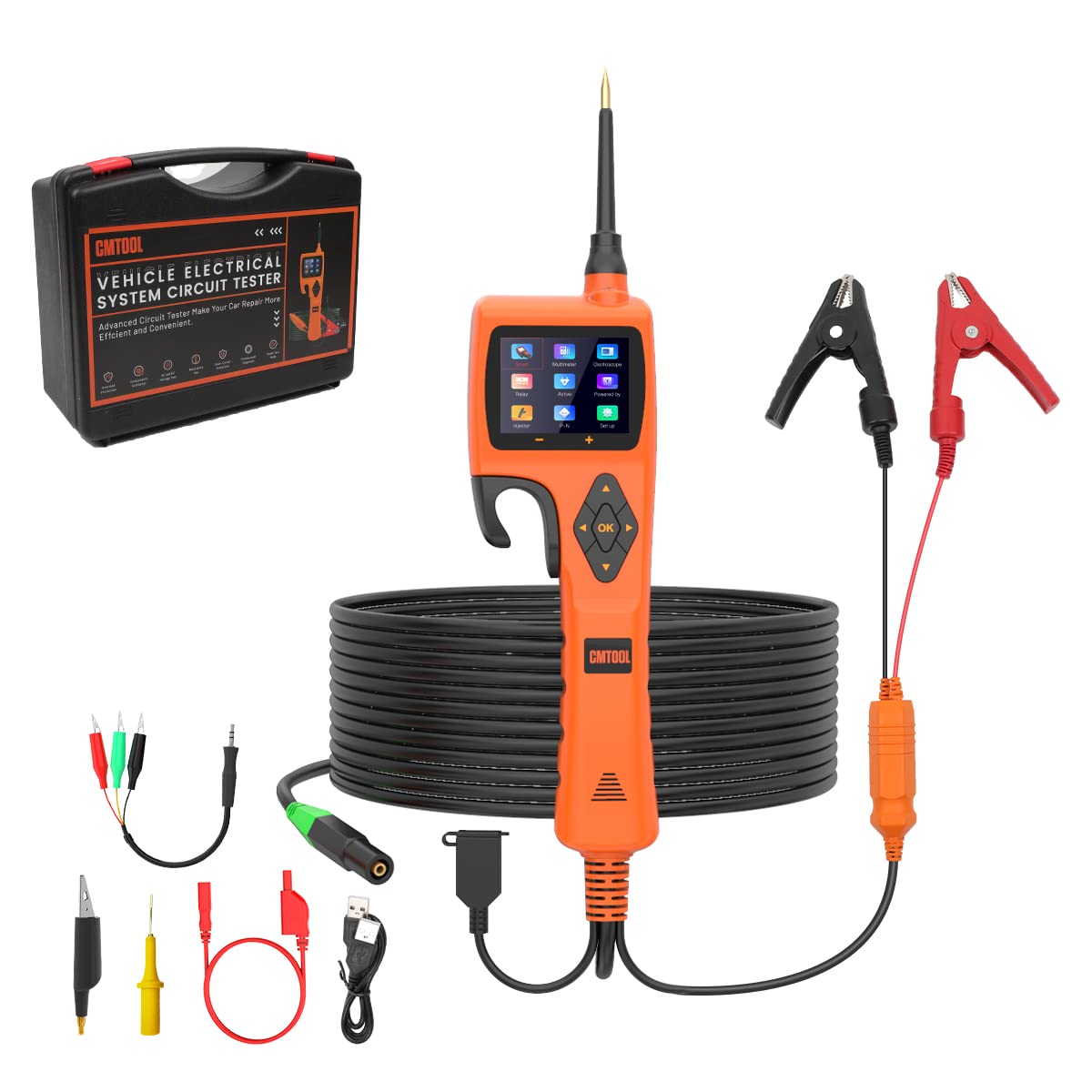 9-30V Automotive Circuit Tester Kit with LED Test Light Q74120