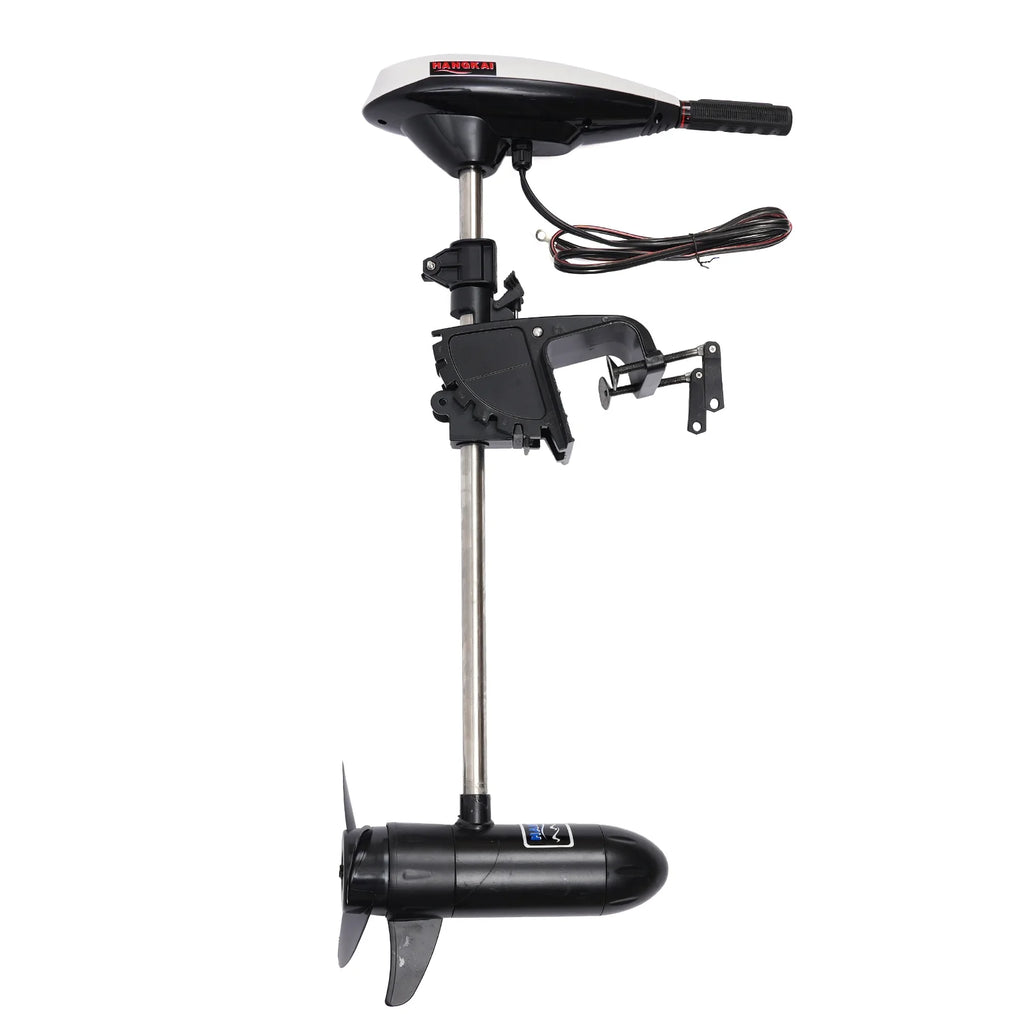 Electric Trolling Motor 45LBS Thrust 12V Boat Motor with Retractable Handle Y7557