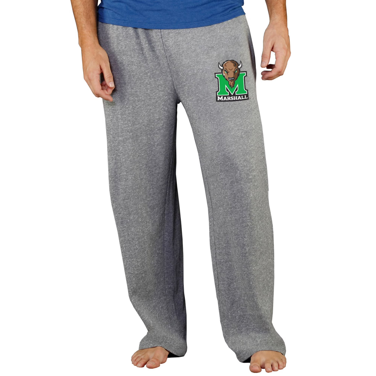 Gray Marshall Thundering Herd Terry Pants N503