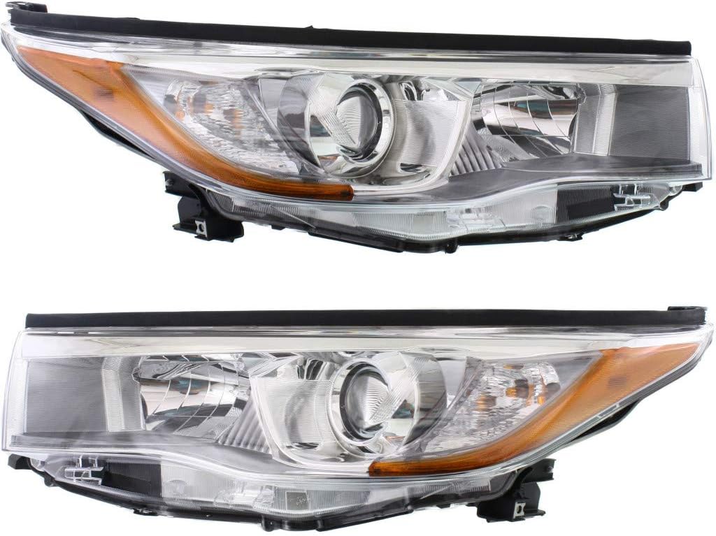 Smoked Chrome Headlight Assembly Pair R189550