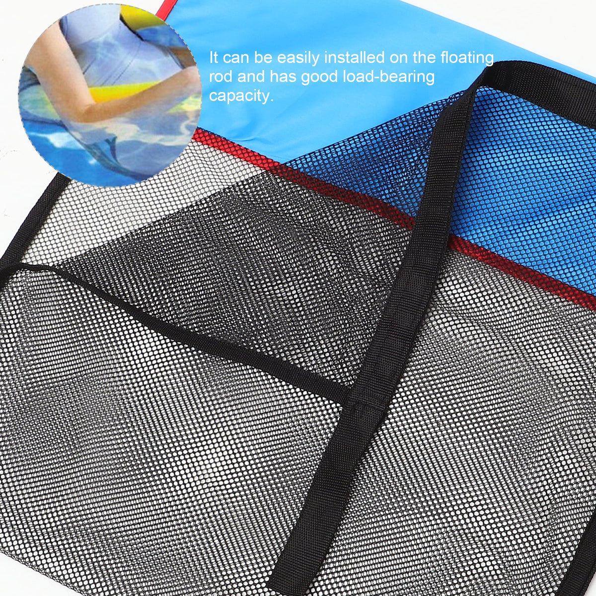 2 Pcs Swimming Pool Mesh Chair Net Bag S294010