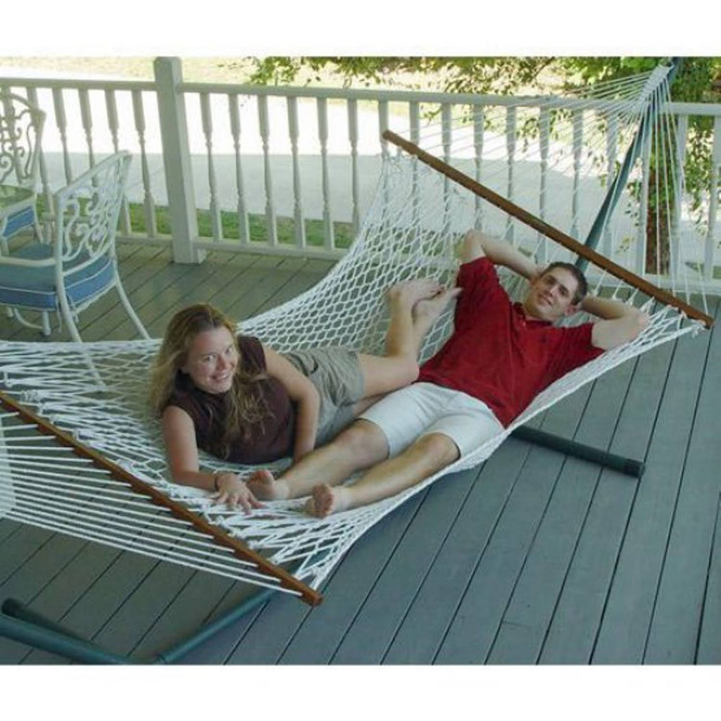 Large Cotton Rope Hammock with Stand Q82928
