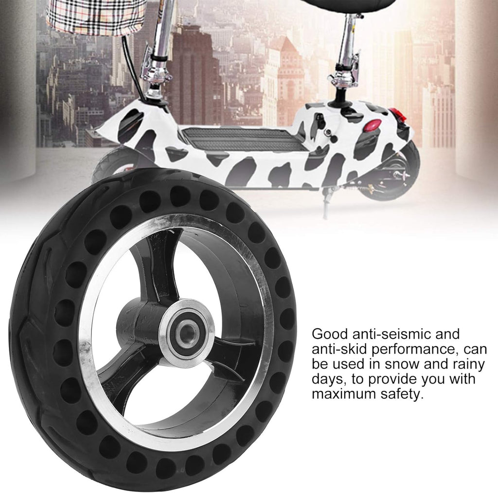 ExplosionProof Solid Rubber Scooter Tire 200x50 8inch Hub Pack of 2 N391701