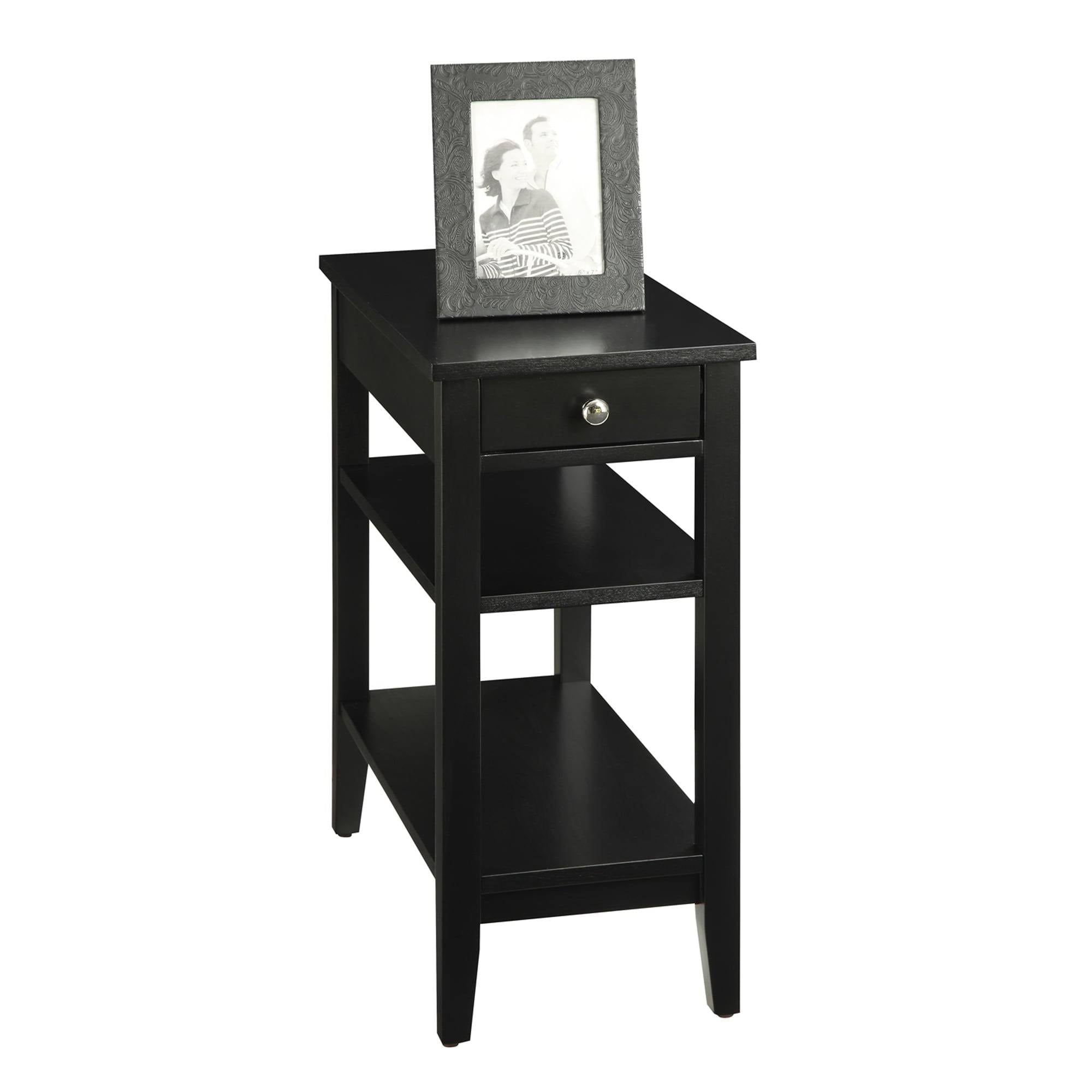 Three Tier End Table with Drawer Z967784