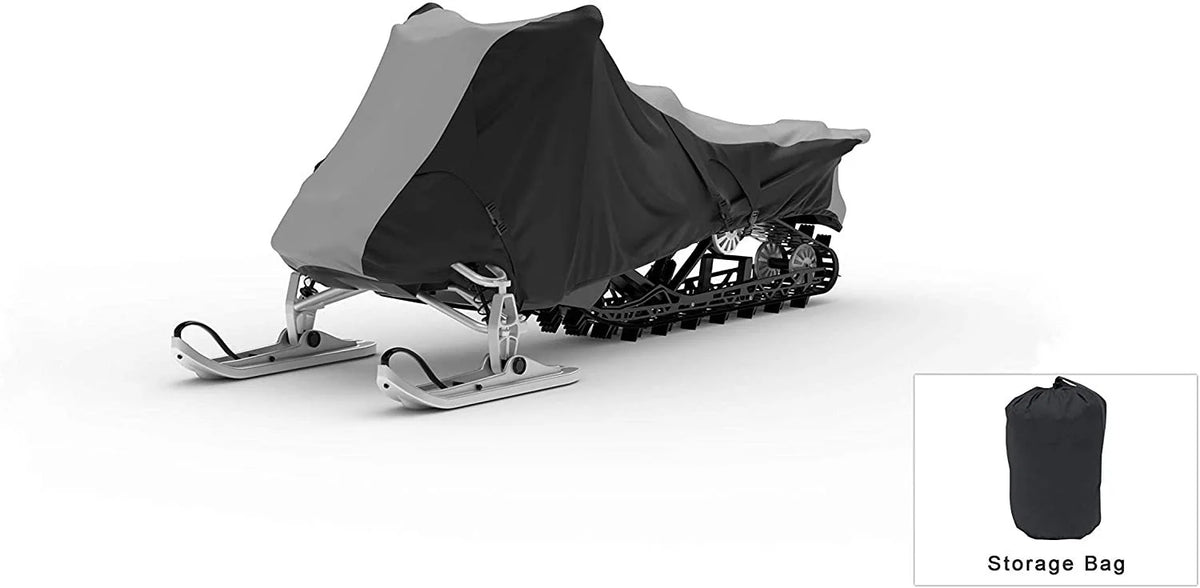Snowmobile Cover with Built-in Securing Straps and Storage Bag U8550