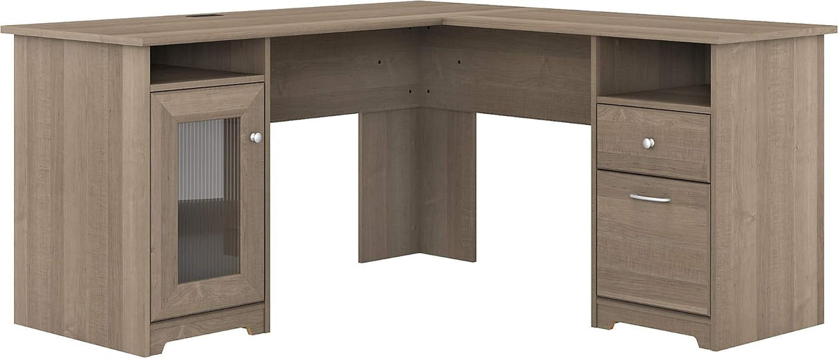 White L Shaped Computer Desk W14593