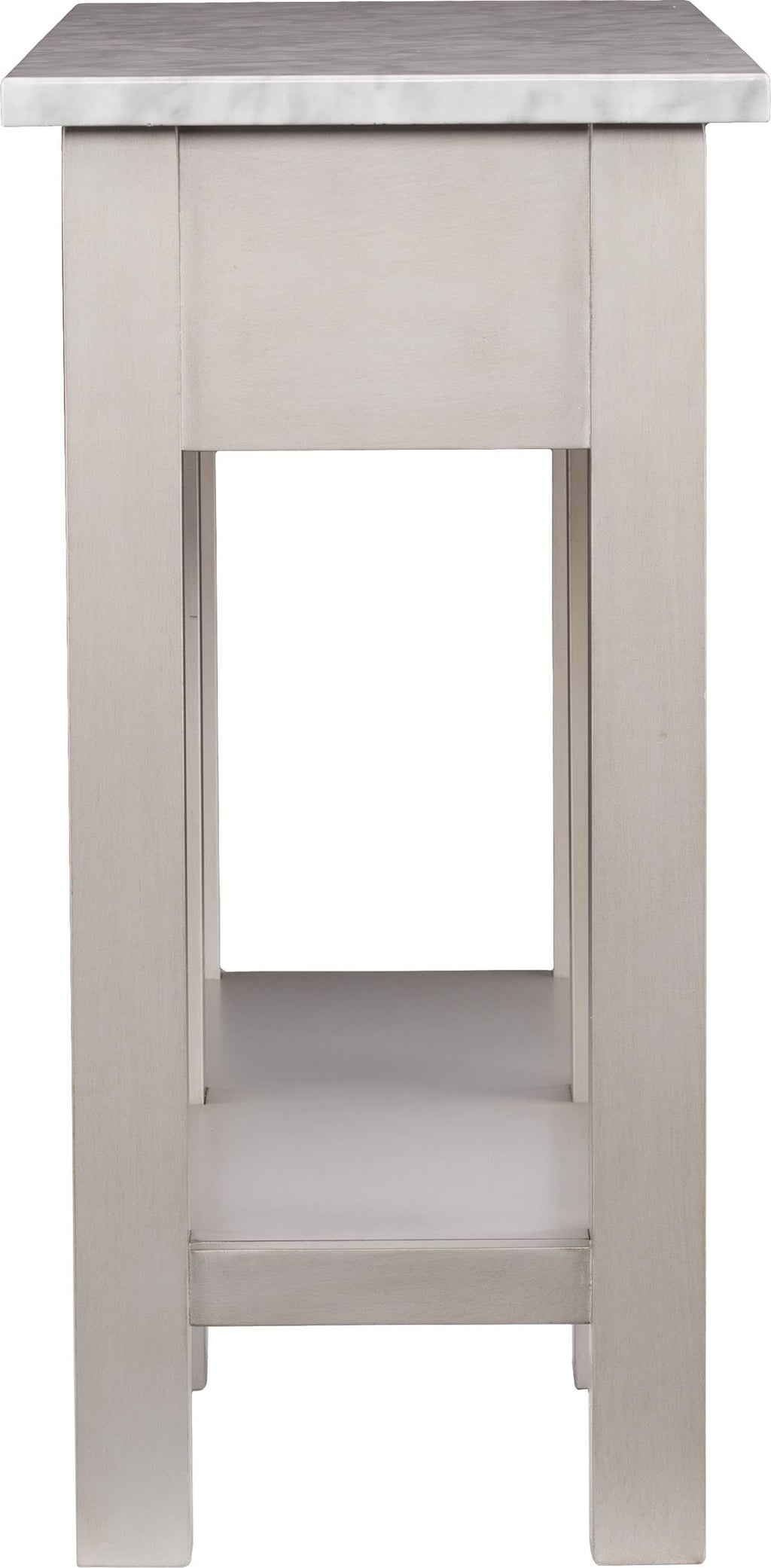 Faux Marble Rectangular Console Table X400947