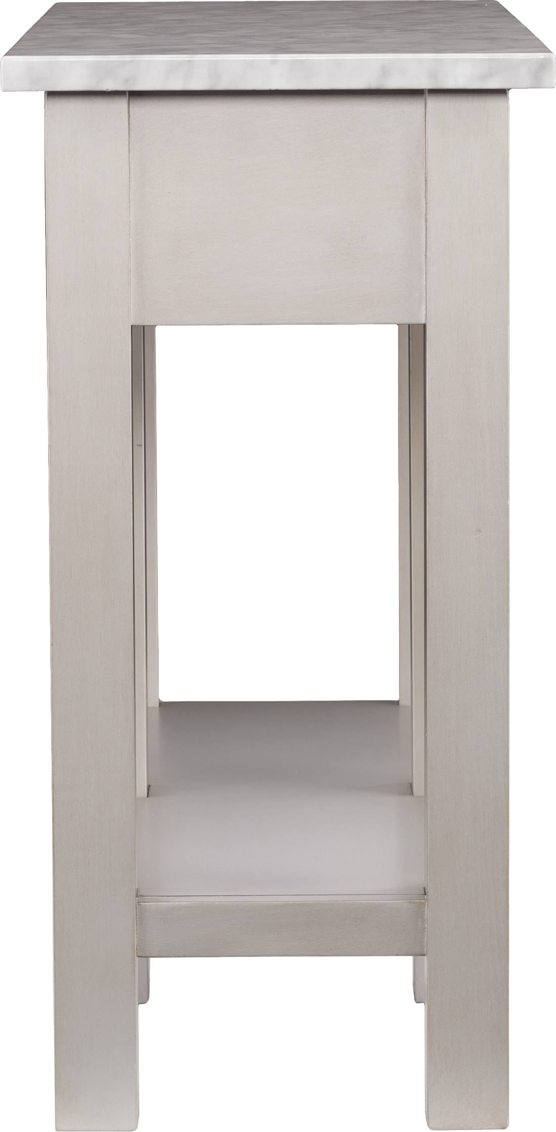 Faux Marble Rectangular Console Table X400947