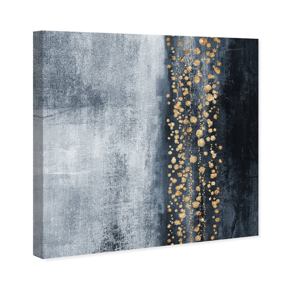 Blue Down The River Abstract Canvas L214