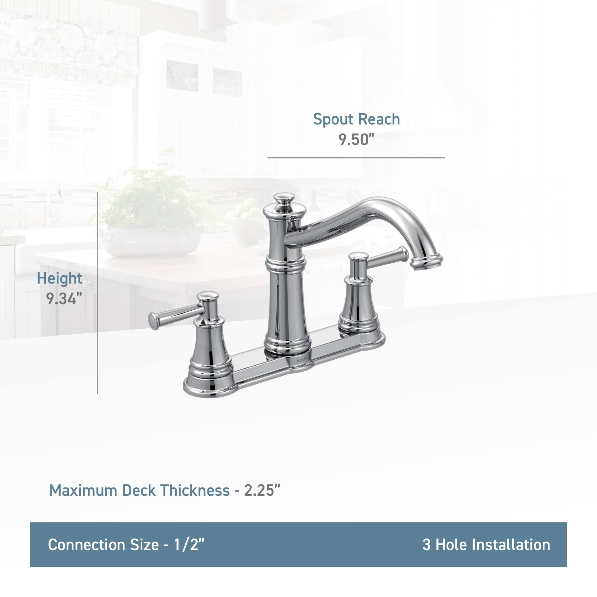 Oil Rubbed Bronze Two Handle Kitchen Faucet V318