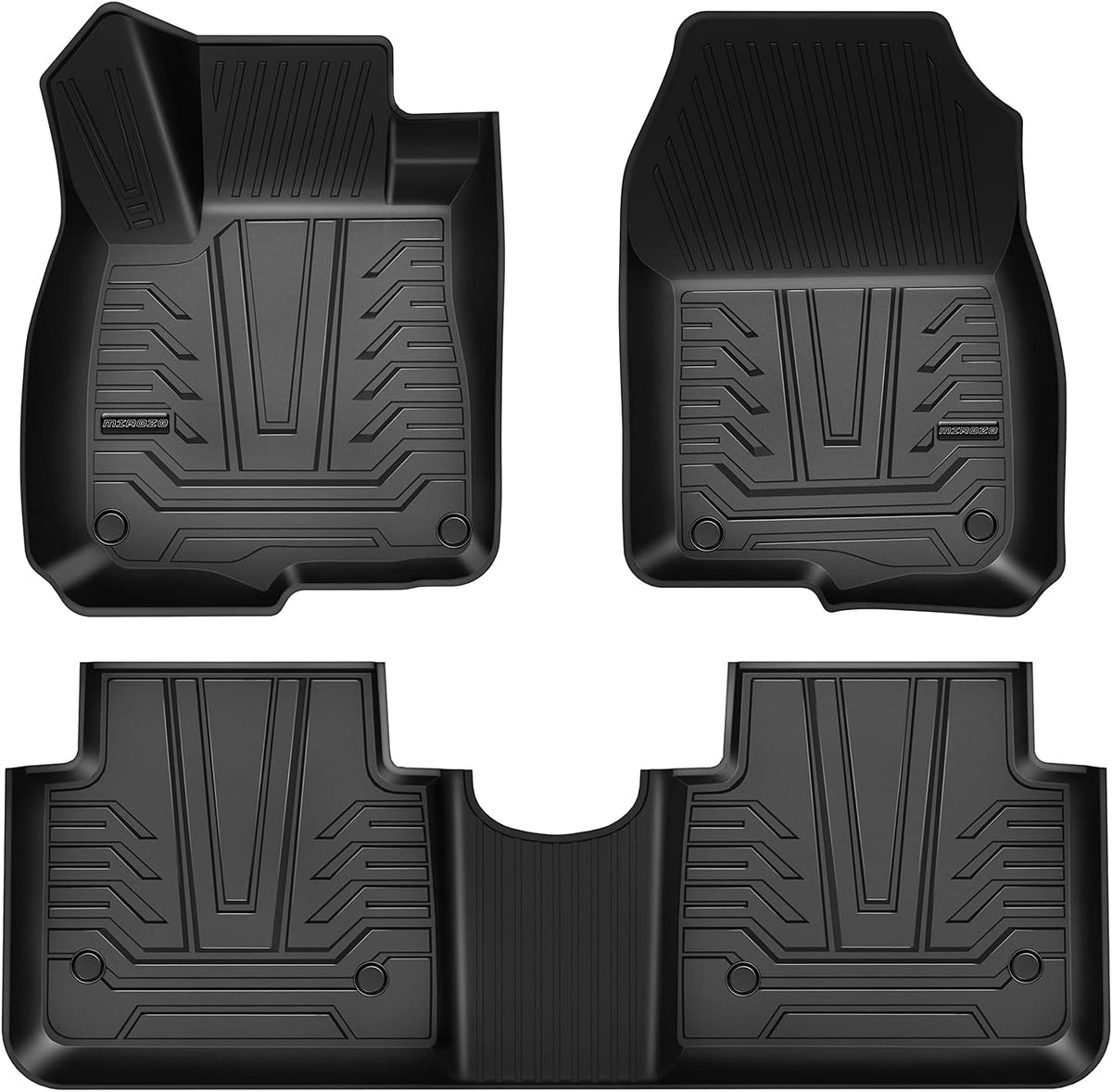 Black All Weather Automotive Floor Mats L238159