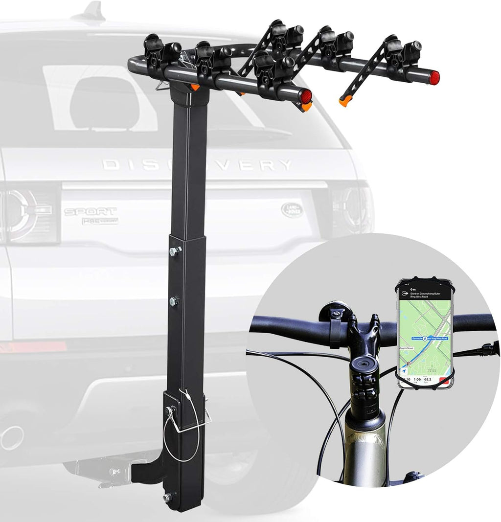 Double Foldable Bike Hitch Rack for 2'' Hitch Receiver R629265