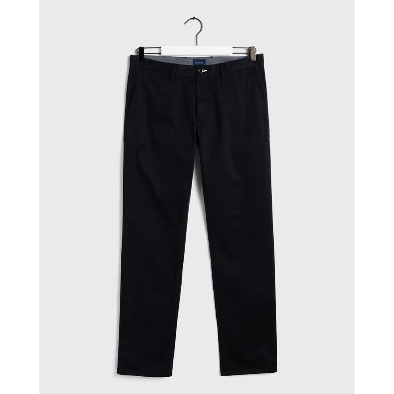 Black Regular Fit Twill Chinos K39058