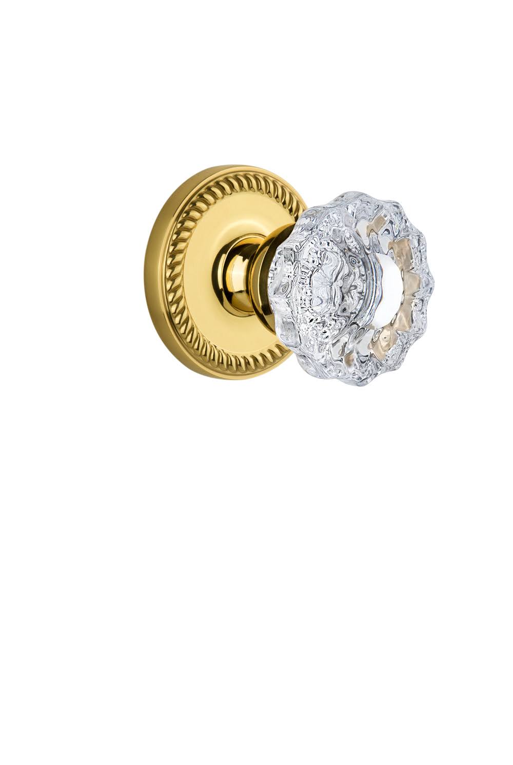 Single Dummy Door Knob with Crystal Knob H6553