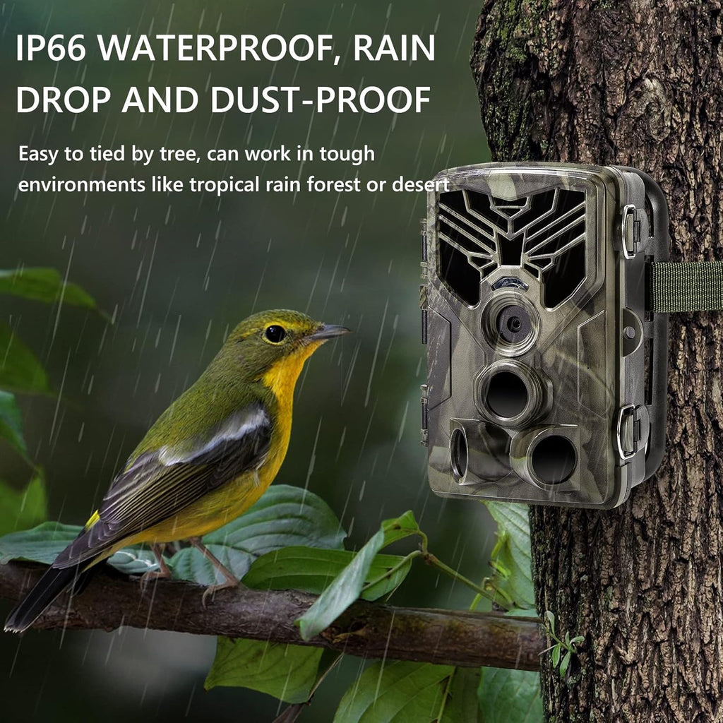 WiFi Trail Camera, 1520P 36MP Night Vision Motion Activated Waterproof Hunting Camera C6169