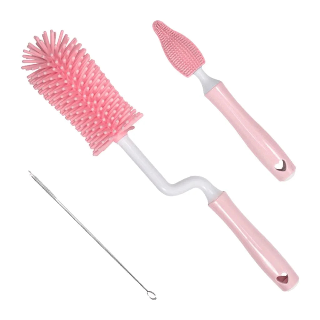 Baby Bottle Drying Organizer Holder with Cleaning Brush Z64463