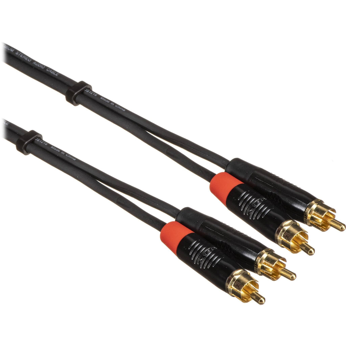 2 RCA Male to 2 RCA Male Stereo Audio Cable (50 ft) E741