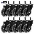 20 Pc Office Chair Caster Wheels Replacement 3 inch J861744