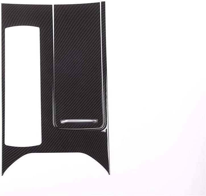 Carbon Fiber Style ABS Plastic Center Console Panel Cover Trim E2141