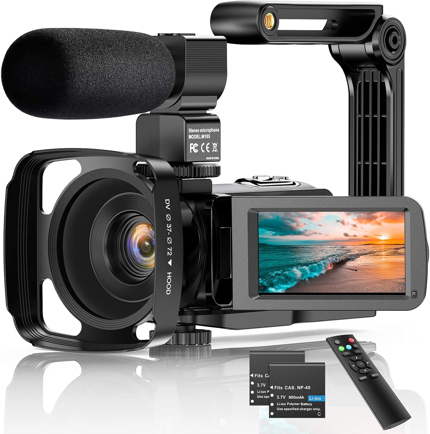 2.7K Ultra HD 36MP Vlogging Camera with Microphone P8932