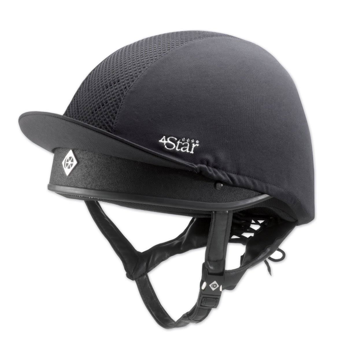 Black Jockey Skull Riding Hat P355
