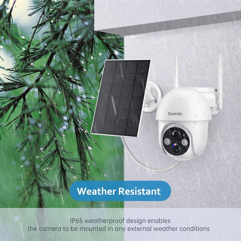 Wireless Outdoor Security Camera with Night Vision and 2-Way Audio F145
